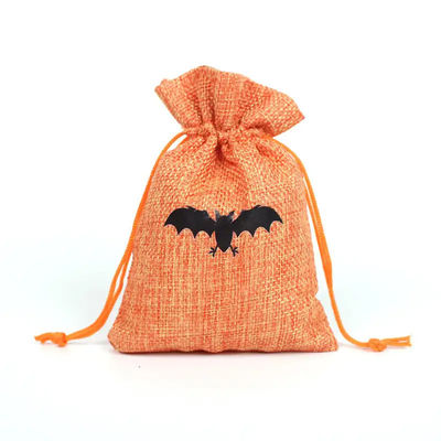 Winkelen pompoen cadeautaas 9*12cm Oranje Halloween Festival Draadstreng Boorlap Materiaal