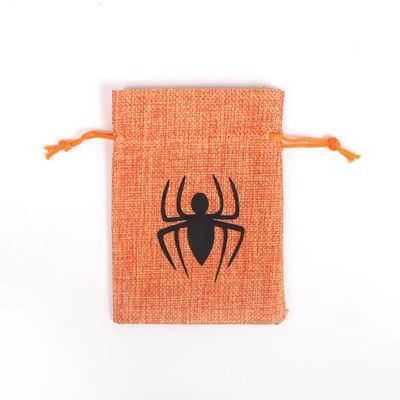 Winkelen pompoen cadeautaas 9*12cm Oranje Halloween Festival Draadstreng Boorlap Materiaal