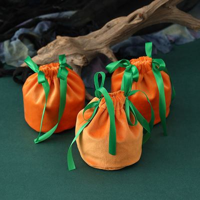 Drawstring Design Velvet Candy Gift Bag voor bruiloften en feesten Gepersonaliseerd logo geaccepteerd