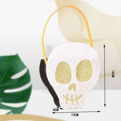 Halloween niet-geweven Tote Bag met Ghost Pumpkin Felt Stof Decoratie Requisiten