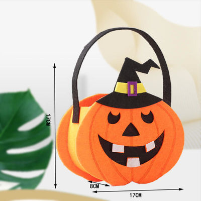 Halloween niet-geweven Tote Bag met Ghost Pumpkin Felt Stof Decoratie Requisiten