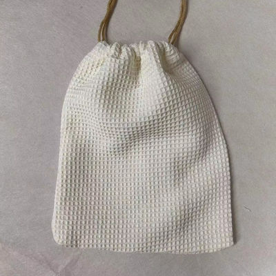 Product OEM/ODM Geaccepteerd Blank Waffle Weave Cosmetic Storage Bag voor huidverzorging
