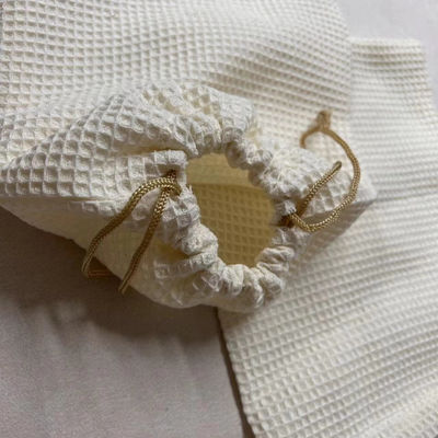 Product OEM/ODM Geaccepteerd Blank Waffle Weave Cosmetic Storage Bag voor huidverzorging