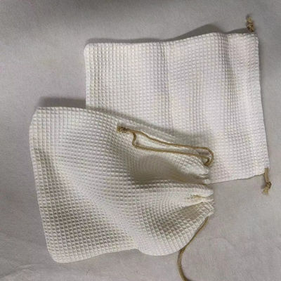 Product OEM/ODM Geaccepteerd Blank Waffle Weave Cosmetic Storage Bag voor huidverzorging