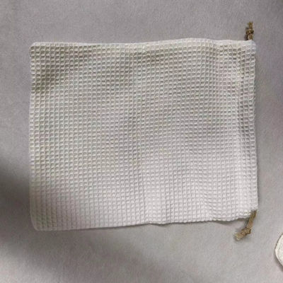 Product OEM/ODM Geaccepteerd Blank Waffle Weave Cosmetic Storage Bag voor huidverzorging