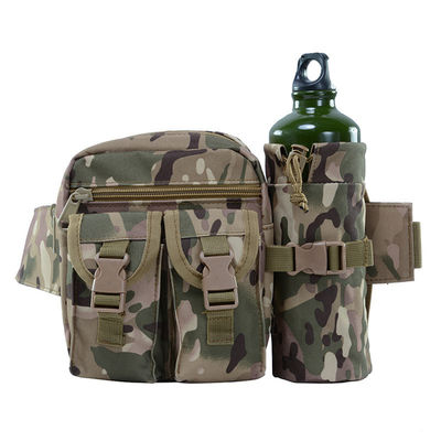 Op maat gemaakte kleur Oem Mensen Camo Tactische Fanny Pack Utility Waist Bag Met Waterfles