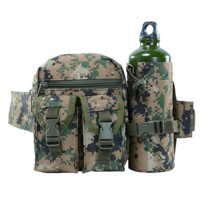 Op maat gemaakte kleur Oem Mensen Camo Tactische Fanny Pack Utility Waist Bag Met Waterfles
