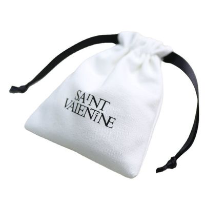 Gepersonaliseerde kleur katoenen draadzak voor gepersonaliseerde sieraden verpakking 100% biologisch