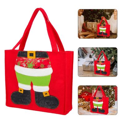 Kerstcadeautjes Tote Bag met handgrepen aangepaste kleur en professionele productie