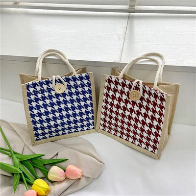 Eco-vriendelijke Canvas Clutch Stijl Low Moq Recyclable Plain Hessian Gift Mini Jute Bags