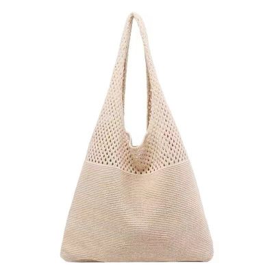 Customized Kleur gebreide stof Chic Retro dames schoudertas voor reizen en uitgaan