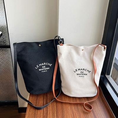 Grote Canvas Tote Bag voor vrouwen Sublimatie Grote Grijze Strandtas Op maat gemaakte kleur