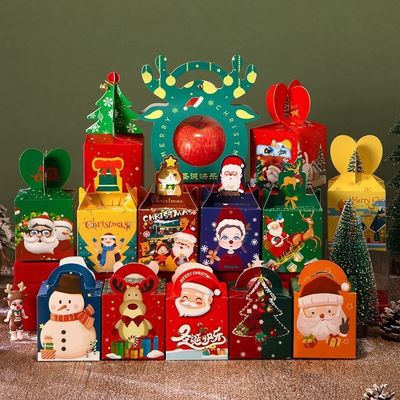 Custom Kleur Grootte Logo Doos Geschenkverpakking Kerstgeschenkdozen voor OEM/ODM Acceptabel