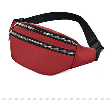 Gepersonaliseerde vrouwen Nylon gordel tas waterdicht kruis lichaam Fanny Waist Pack met materiaal