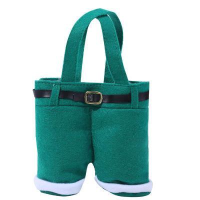 Kerstman broek geschenkzakken voor feestdagen cadeautjes snoepzak kerstversieringen