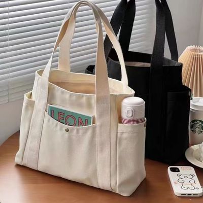 Dagelijks schoolleven Aanpassing Kleuren Grote Canvas Crossbody Tassen voor mannen en vrouwen