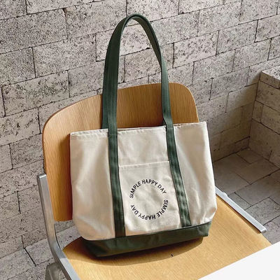 Dagelijks schoolleven Aanpassing Kleuren Grote Canvas Crossbody Tassen voor mannen en vrouwen