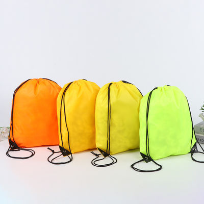 String Closure Custom Logo Nylon trekstreng zak rugzak gerecycled waterdicht polyester