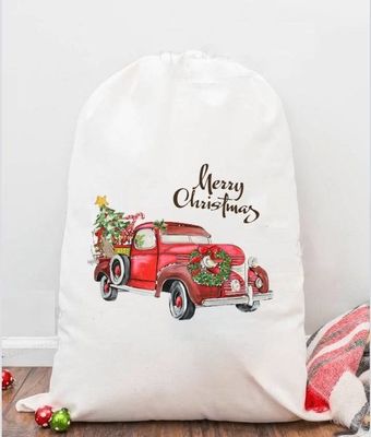 Gepersonaliseerde kleur sublimatie kerstband zak voor gepersonaliseerde cadeau verpakking
