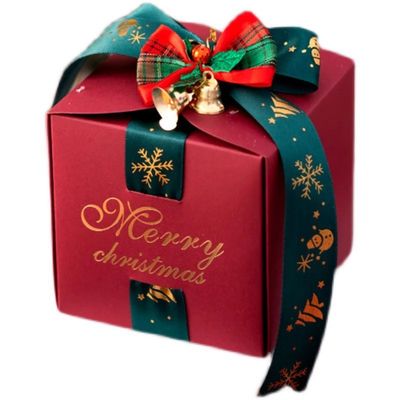 Persoonlijke Tote Bag Kerst Paper Gift Box Verpakking met gerecycleerde materialen