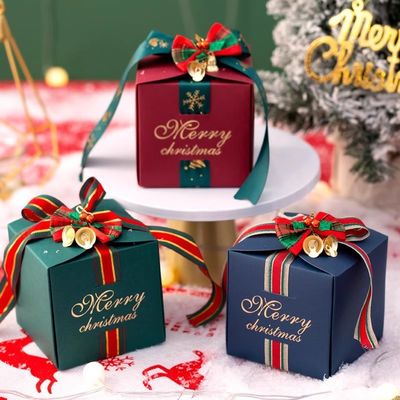 Persoonlijke Tote Bag Kerst Paper Gift Box Verpakking met gerecycleerde materialen