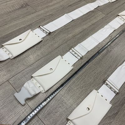 Soft-loop stijl waterbestendige Hajj Witte riem Umrah taillezak voor middelgrote reizen