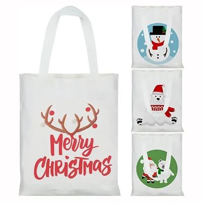 Sublimatie blanke kerstman zakken voor cadeautjes decoratie Middelgrootte 30-50cm Acceptabel OEM/ODM