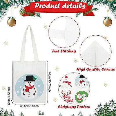 Sublimatie blanke kerstman zakken voor cadeautjes decoratie Middelgrootte 30-50cm Acceptabel OEM/ODM