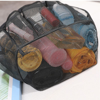 Mesh Beach Tote Bag voor de opslag van cosmetica en zwembroeken voor vrouwen tijdens de zomervakantie