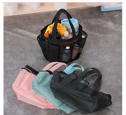 Mesh Beach Tote Bag voor de opslag van cosmetica en zwembroeken voor vrouwen tijdens de zomervakantie