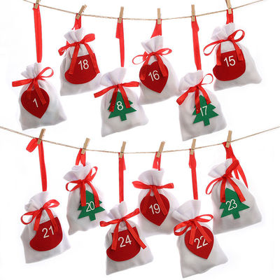 Velvet draadtassen voor kerst huwelijkscadeautassen Velvet kleding sieraden zakken