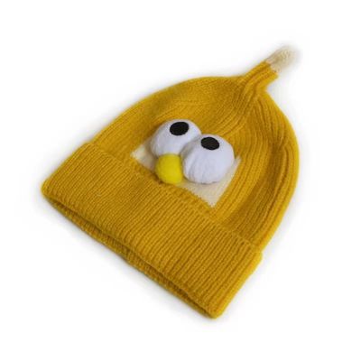 Unisex winter cartoon wol hoed kat broeder breien ooghoed voor jongens en meisjes trend