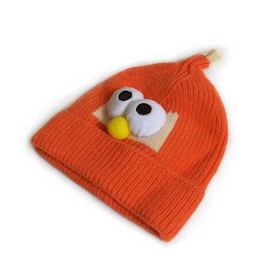 Unisex winter cartoon wol hoed kat broeder breien ooghoed voor jongens en meisjes trend