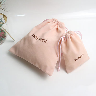 Medium 30-50 cm Roze fluwelen stofzak voor aangepaste drawsnard cadeau cosmetische verpakking