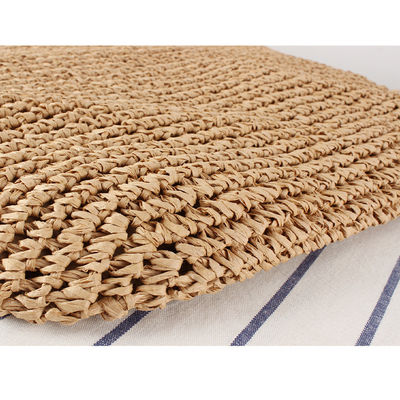 2024 Grote capaciteit Vrouwen Papier stro Strand Tote Handtas Met Tassel Nieuwste modieuze