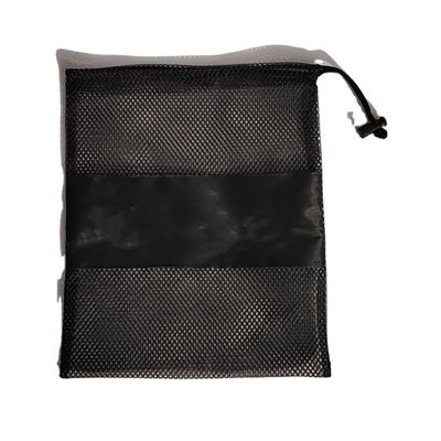 Custom Logo Kleine Nylon Mesh Net Storage Drawstring Pouch Bag Voor het dragen van zonnebrillen