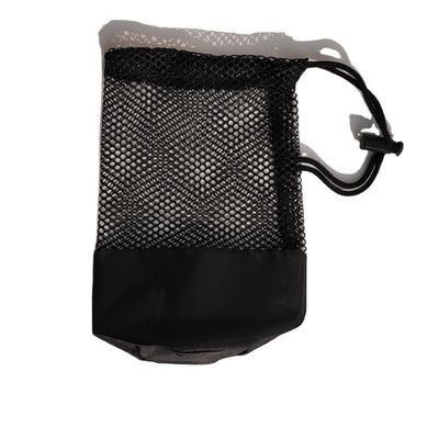 Custom Logo Kleine Nylon Mesh Net Storage Drawstring Pouch Bag Voor het dragen van zonnebrillen
