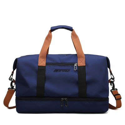 Gepersonaliseerd logo Geaccepteerd Sport Fitness Travel Duffle Bag Waterdicht Canvas Polyester Tassen