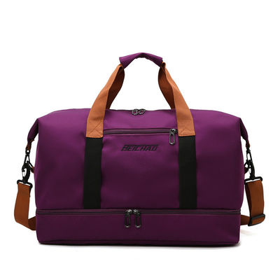 Gepersonaliseerd logo Geaccepteerd Sport Fitness Travel Duffle Bag Waterdicht Canvas Polyester Tassen