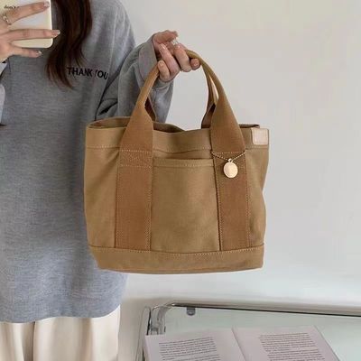 Winkelen Canvas Grocery Tote Bags met touwgreep en ander patroontype