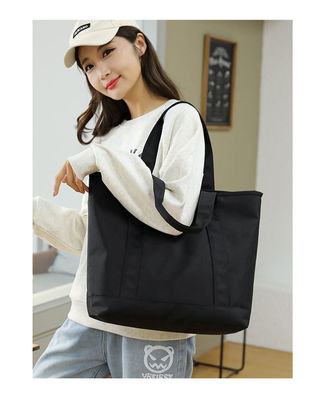 Custom Outdoor Canvas Clutch Tote Bag met zak en rits Nieuwste modieuze stijl