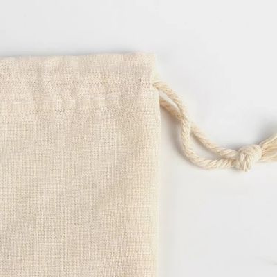 Gepersonaliseerd kleurenlogo gedrukt Draagbaar katoenen doek Dubbele touw herbruikbare stof handtas