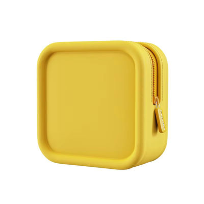 Daily Life Custom Logo Vierkante Silicone Make-up Bag met waterdicht ontwerp en materiaal