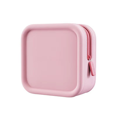 Daily Life Custom Logo Vierkante Silicone Make-up Bag met waterdicht ontwerp en materiaal