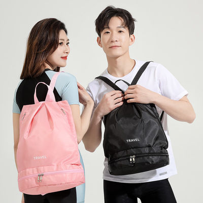 Lichte waterdichte duffelzak voor mannen en vrouwen Custom Logo Print Travel Backpack
