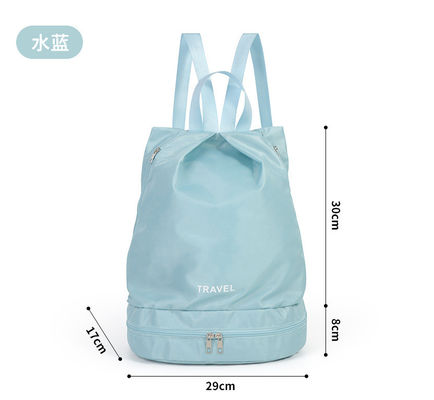 Lichte waterdichte duffelzak voor mannen en vrouwen Custom Logo Print Travel Backpack