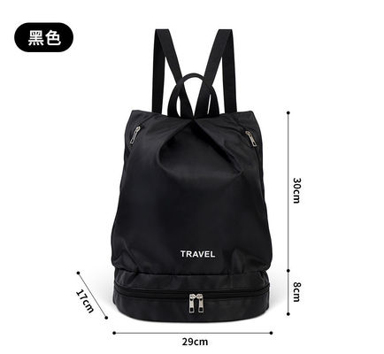 Lichte waterdichte duffelzak voor mannen en vrouwen Custom Logo Print Travel Backpack