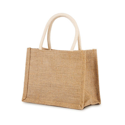 Acceptabele OEM/ODM Jute Bag met Custom Logo voor herbruikbare Eco Friendly Shopping op het strand
