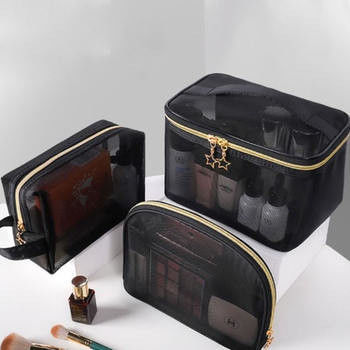 Custom Logo Zipper Make-up Organiser Opbergtas voor reizen en meer