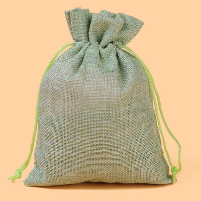 Waterdichte Custom Logo Print Linnen Drawstring Bag voor juwelen en digitale productopslag
